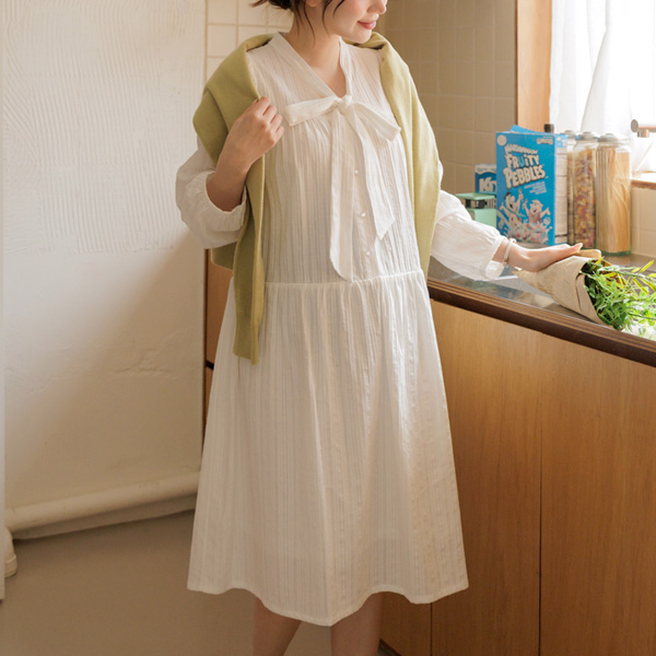 <b>[Opening Special]</b> <b>[Body Cover/High Usability/Recommended for Pregnant and Non-Pregnant Women]</b> S-made] Maternity*Lena Thai Kang Kang Maternity Dress