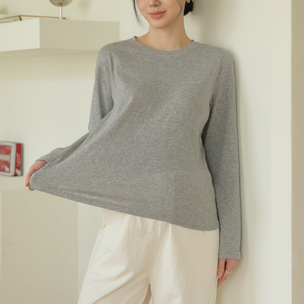 Maternity*Loose Fit Daily Long-sleeved T-shirt