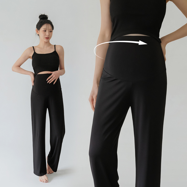 <b>[Yoga Wear/Cotna/Tension GOOD]</b> [S-made] Maternity*Holic Yoga Fit Tension Coatna Maternity Pants