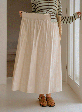 Maternity*Daily Bath Rocks Smoke Banding Maternity Skirt