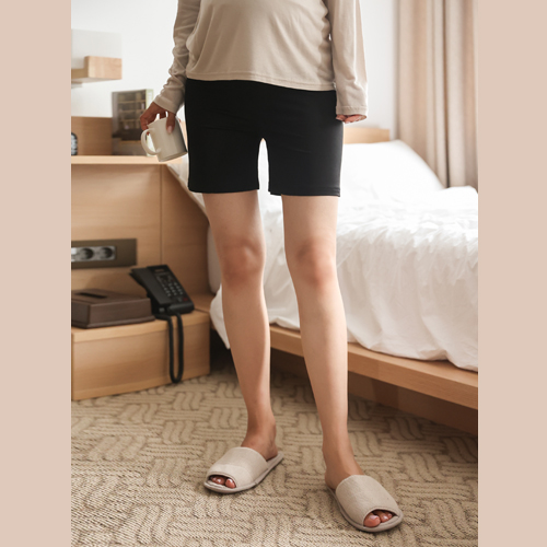 <font color="bb4b57"><b>[Buy One Get One Free Special]</b></font><br> Maternity* Everyday Comfortable, Non-Restrictive Rayon 3/4 Length Maternity Underwear 2-Piece Set