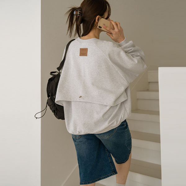 Maternity*Lukebackpoint Boxy Sweatshirt
