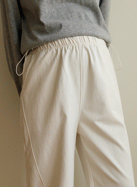 Maternity*Curve cut stopper maternity pants