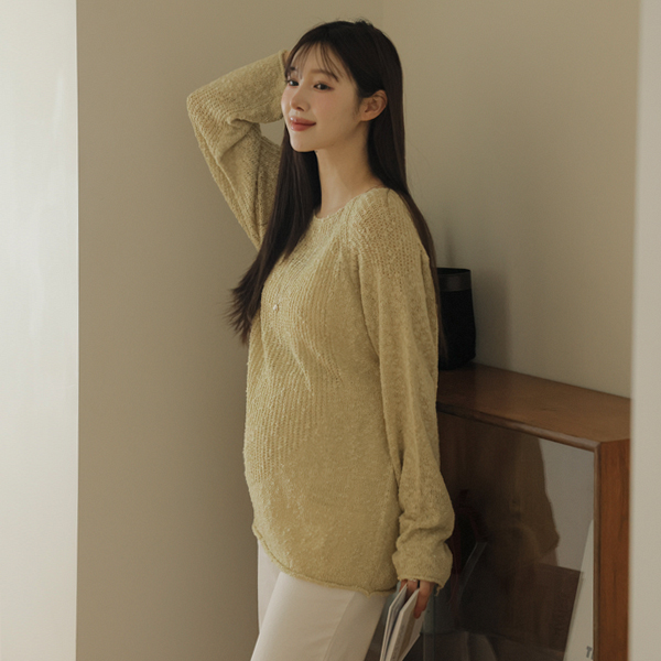 Maternity*Popcorn Hazzi Loose Knit