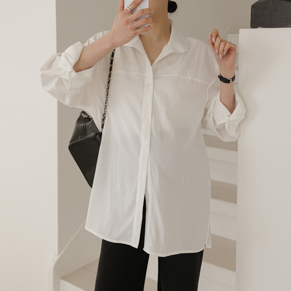 Maternity*Div Basrak High-Neck Two-Way Shirt