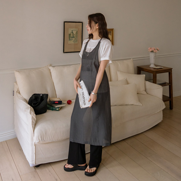 Maternity*Halter Wrap See-through Layered Dress