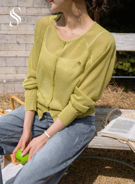 <b>[Opening Special]</b> <b>[Lyocell/Linen/Salantan Item]</b> [S-made] Maternity*Lyocell Linen Pendant Maternity Cardigan