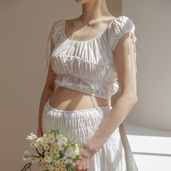 Maternity*Sob Smoke Banding Shirring Robe (Maternity/Pregnancy Photo Shoot)