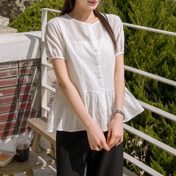 Maternity*Flare Volume Blouse