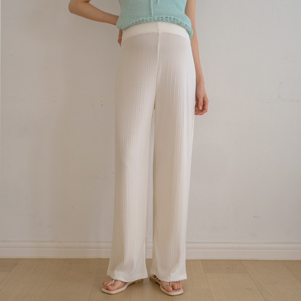 Maternity* Cooling Back Elastic Waist High Maternity Pants