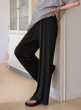 Maternity*Cotimo Ribbed High Maternity Pants