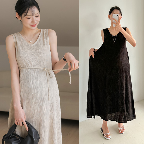 Maternity*Arlingkle Sleeveless Maternity Dress