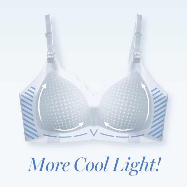 <b>[MD Recommendation/New Arrival Special]</b> [pJ] The Cool Light Nursing Bra 2-Piece Set (Fixed Mold) (BCD Cup/L-3XL)