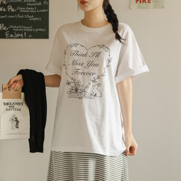 Maternity*Forever Short Sleeve Loose fit t-shirts