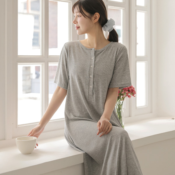 [S-made] Nursing Wear*Everyday Short Sleeve Nursing Dress