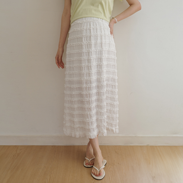 <b>[2 Sizes/Lovely♡]</b> Maternity Lace Elastic Maternity Skirt