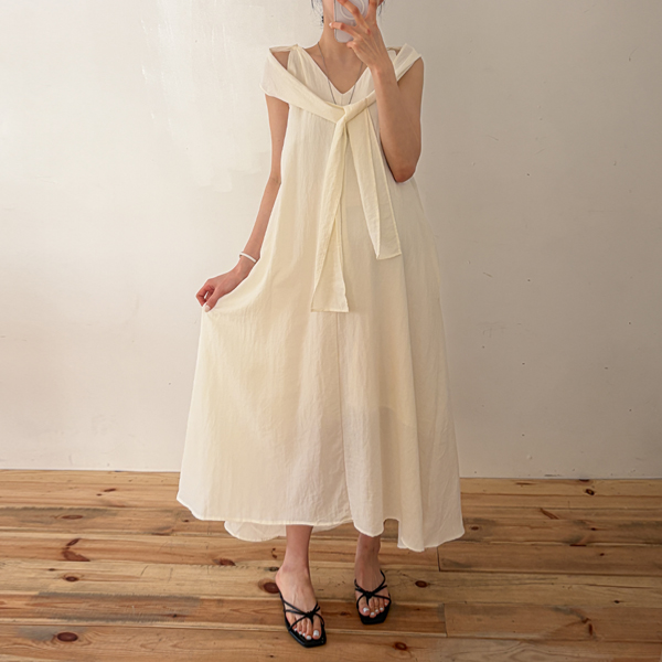 Maternity*Scarf Maxi Maternity Dress