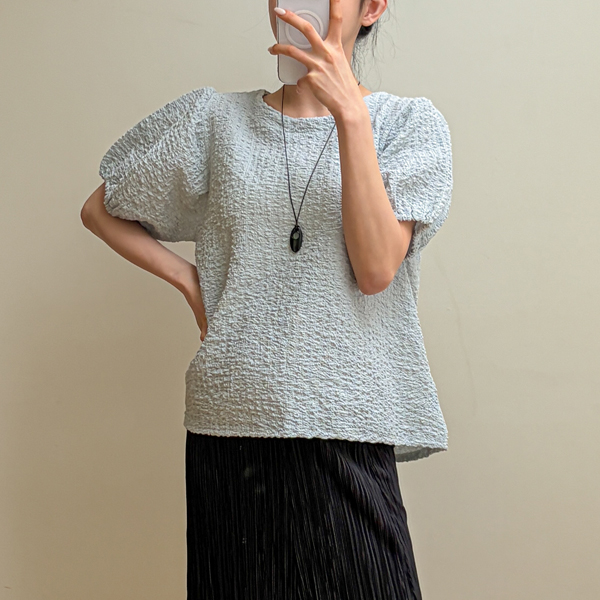Maternity*Noni Wrinkle Puff Tee