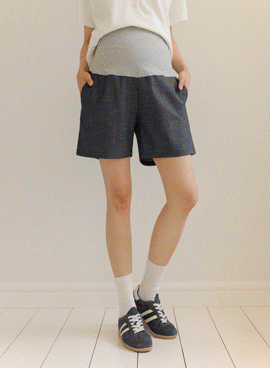 Maternity*New Washed 3/4 Maternity Pants