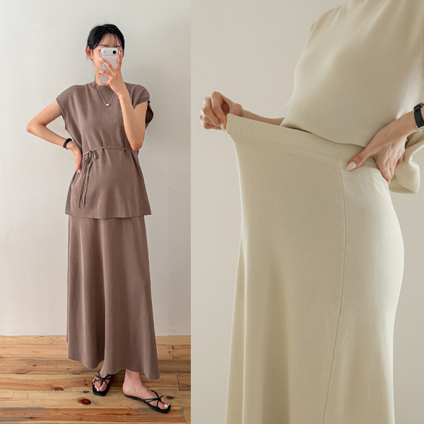 Maternity* Vero Strap Two-Piece Set