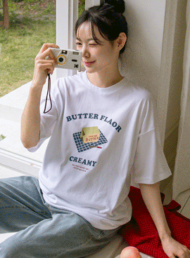 Maternity*Butter Overfit Short Sleeves T-shirt