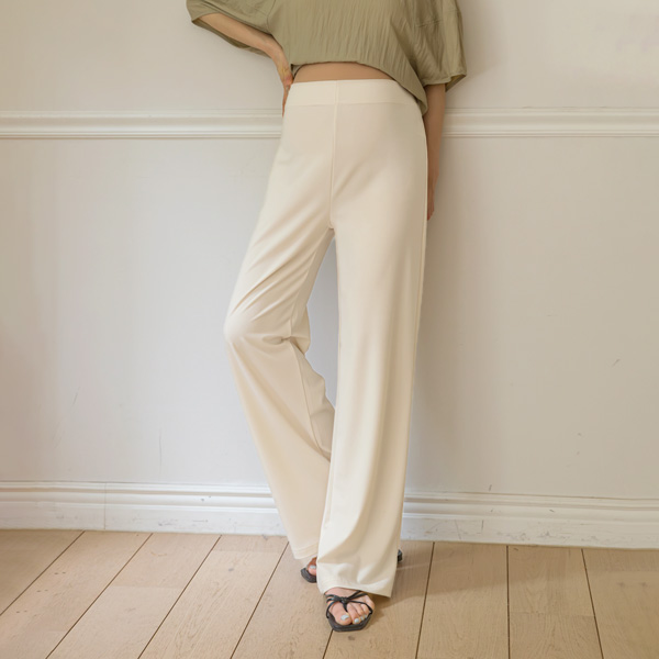 Maternity*Summer Spandex Wide-High Maternity Slacks