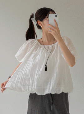 Maternity*Henri Shearpuff Blouse