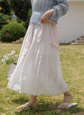 Maternity*Tencel Elastic Maxi Maternity Skirt (2 sizes)
