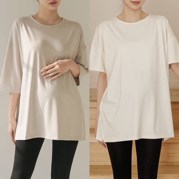 Maternity*2 TYPE Power Fit Athleisure Maternity T-shirt