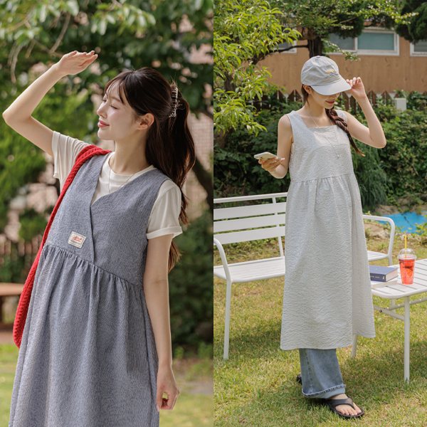 <b>[Limited Quantity SALE]</b> <b>[Layering Masterpiece/2-Way Styling]</b> [S-made] Maternity* Two-Way Wrap Cool Tension Maternity Dress