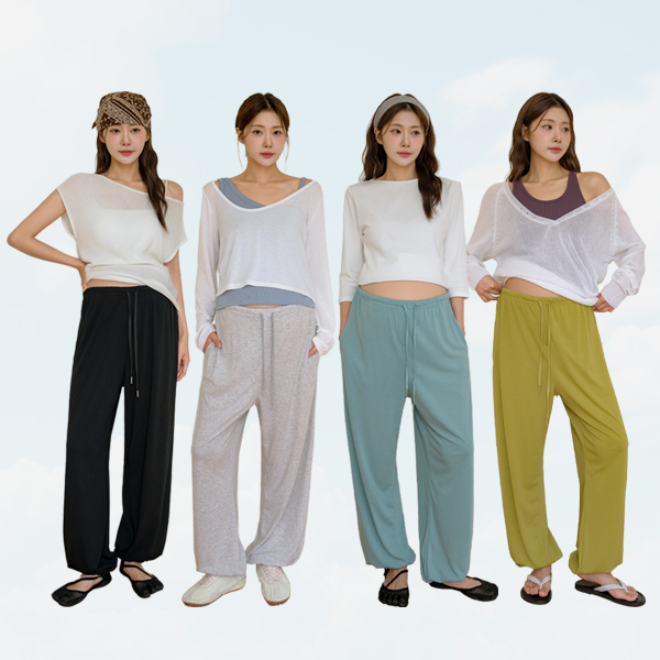 <b>[Ecospan/Jogger Pants/Yoga Look]</b> [S-made] Maternity*Morning Ecosa Yoga Jogger Pants