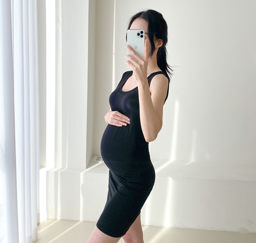 Maternity*Modern Long Long Maternity Sleeveless