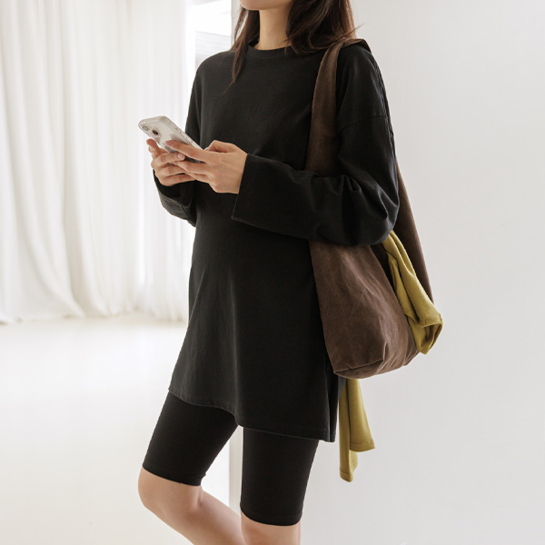 <b>[Discount when buying 2]</b> [ [Fine Thanks][Fine Thanks] Maternity* Sturdy Layered Maternity T-shirt