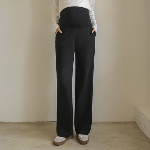 <b>[Over 9,000 Sold / Short Length Added]</b> Maternity* Double Cheese Wide Maternity Pants