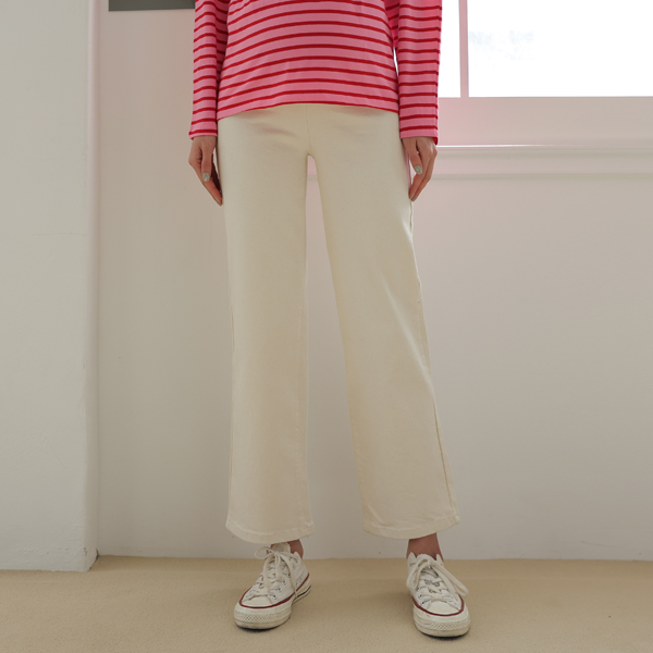 <b>[Limited Quantity SALE]</b> Maternity*Sturdy Cotton Wide Maternity Pants