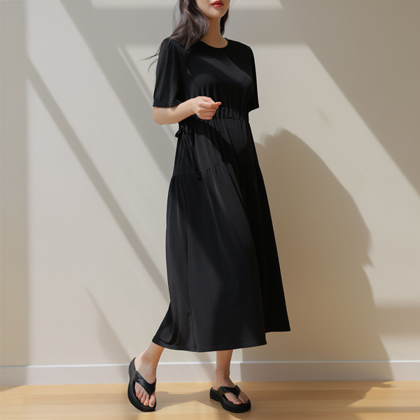 <b>[Limited Quantity SALE]</b> [Coolity] Maternity*Cooling Touch Adjustable Maternity Dress