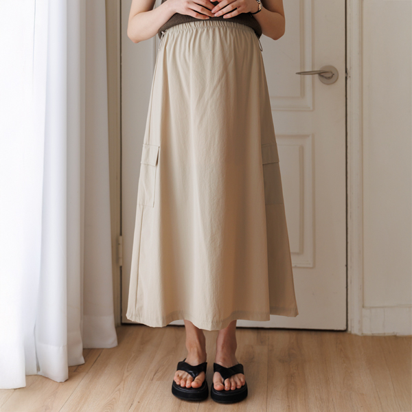 <b>[Limited Quantity SALE]</b> [S-made] Maternity*Ice Holic Summer Cargo Maternity Skirt