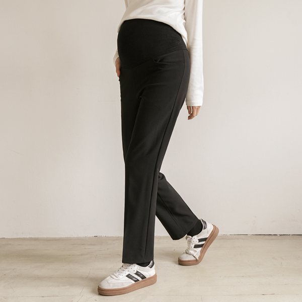 [S-made] Maternity*Addiction Semi-straight Maternity Pants