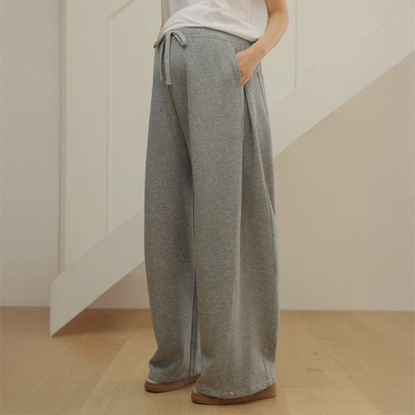 [S-made] Maternity* Running Pintuck Two-Way Maternity Pants