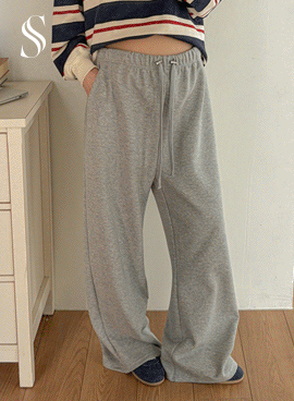 <b>[Versatile Daily/Clean Fit/Casual Pants]</b> [S-made] Maternity* Running Simple Wide Maternity Pants