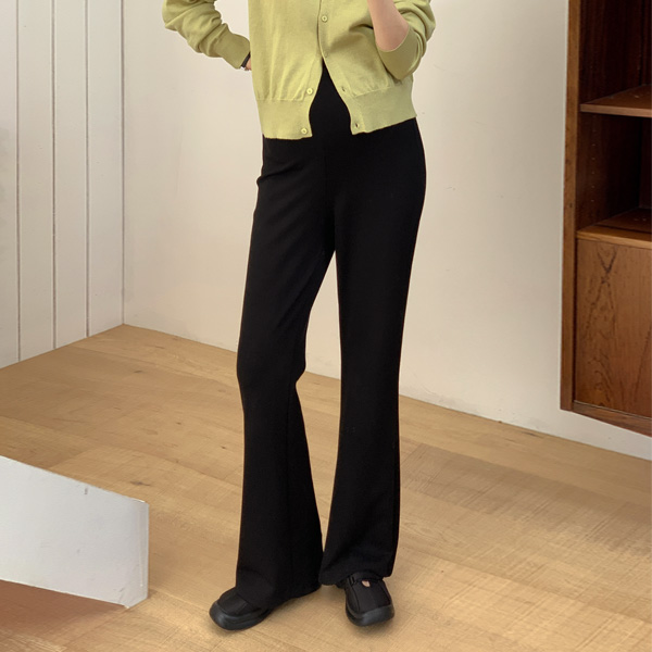 [S-made] Maternity*More Long Semi-Bootcut Maternity Pants