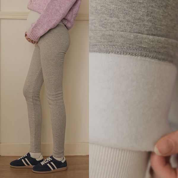 <font color="bb4b57"><b>[Special Offer 1+1]</b></font><br> [S-made] Maternity*Thick Special Moist Spandex Maternity Leggings