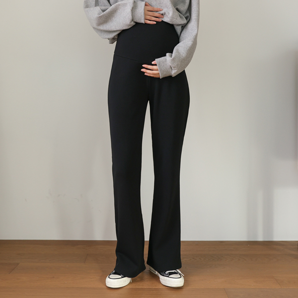 <b>[Over 30,000 Sold🏆/Winter Uniform Item]</b> [S-made] Maternity*Warm Mink Bootcut Maternity Pants (Up to Belly)