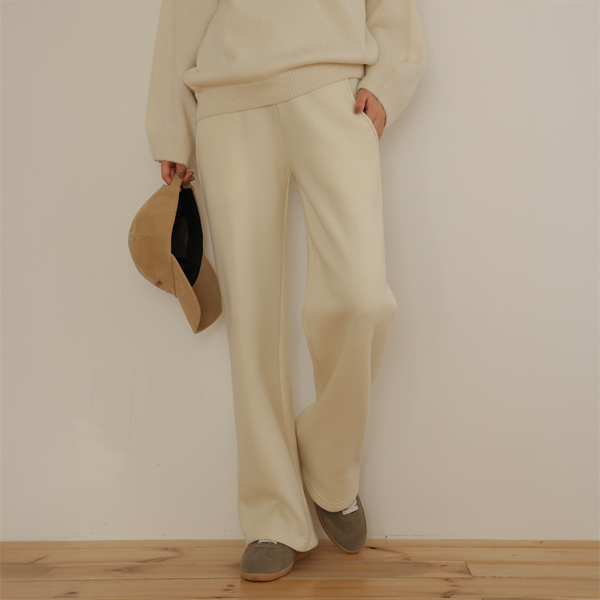 <b>[Over 20,000 Sold🏆/Winter Uniform Item]</b> Maternity* Comfortable Wide Fleece-Lined Maternity Pants