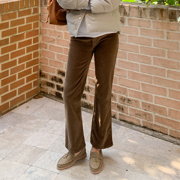 <b>[Limited Quantity SALE]</b> Maternity* Stretchy Corduroy Bootcut Maternity Pants