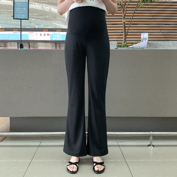 <b>[Limited Quantity SALE]</b> [S-made] Maternity*Meta Cooling Touch Bootcut Maternity Pants