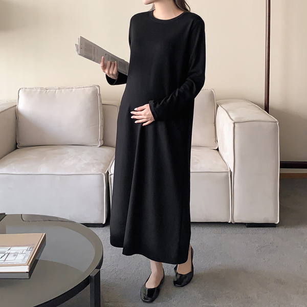 <b>[Limited Quantity SALE]</b> Maternity*Premium Elastic Tension Maternity Dress [Creora]