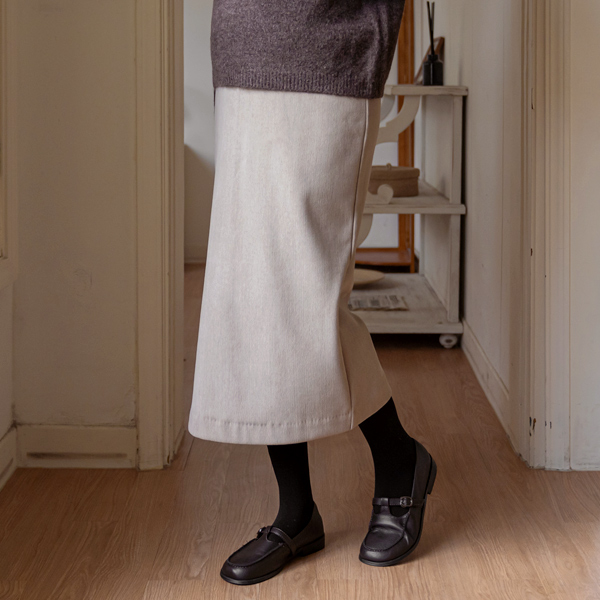 <b>[Limited Quantity SALE]</b> Maternity Winter Mink Corduroy Maternity Skirt