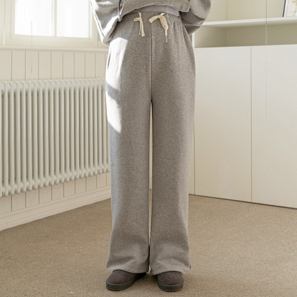 <b>[Limited Quantity SALE]</b> Maternity* Stretchy Tension Wide Stopper Fleece-Lined Maternity Pants