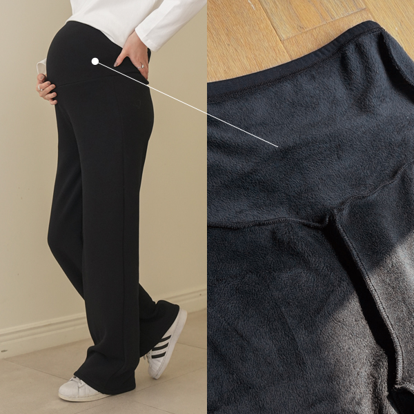 [S-made] Maternity*Maternity pants with a warm mink fit up to the belly